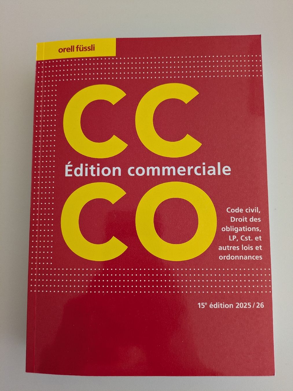 Bücher: Code civil, Code des obligations, version 2025 – Neu und originalverpackt aus Le Mont-sur-Lausanne von elv_yyl8