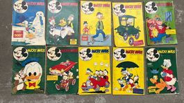 Micky Maus Comics Konvolut 1970, 22 Stück.