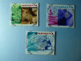 2001 Dauermarken Tourismus 3 1035-1037 ET Vollstempel