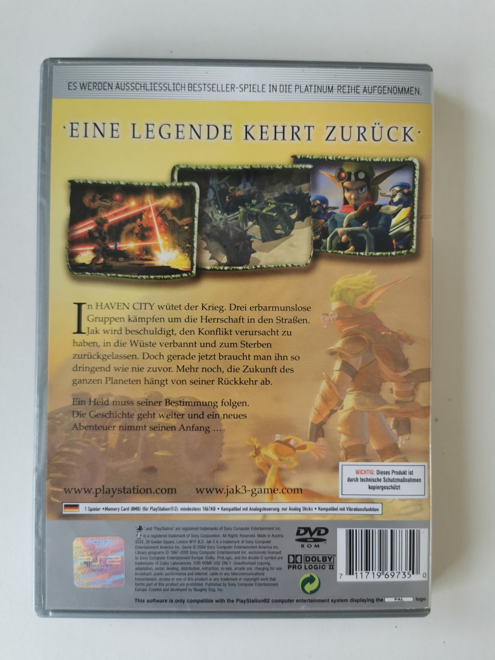Giochi: Ps 2 - Jak 3 – Usato da Lenzburg venduto da eyworld 2