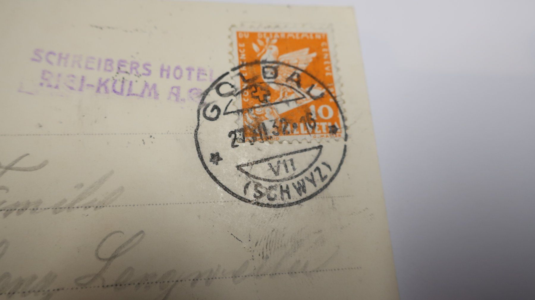 Cartoline postali: Rigi-Kulm mit Glärnisch und Mythen  1932 – Usato da Cormoret venduto da Pascalll2001 5
