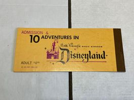 1970 Walt Disney Entry Ticket Book