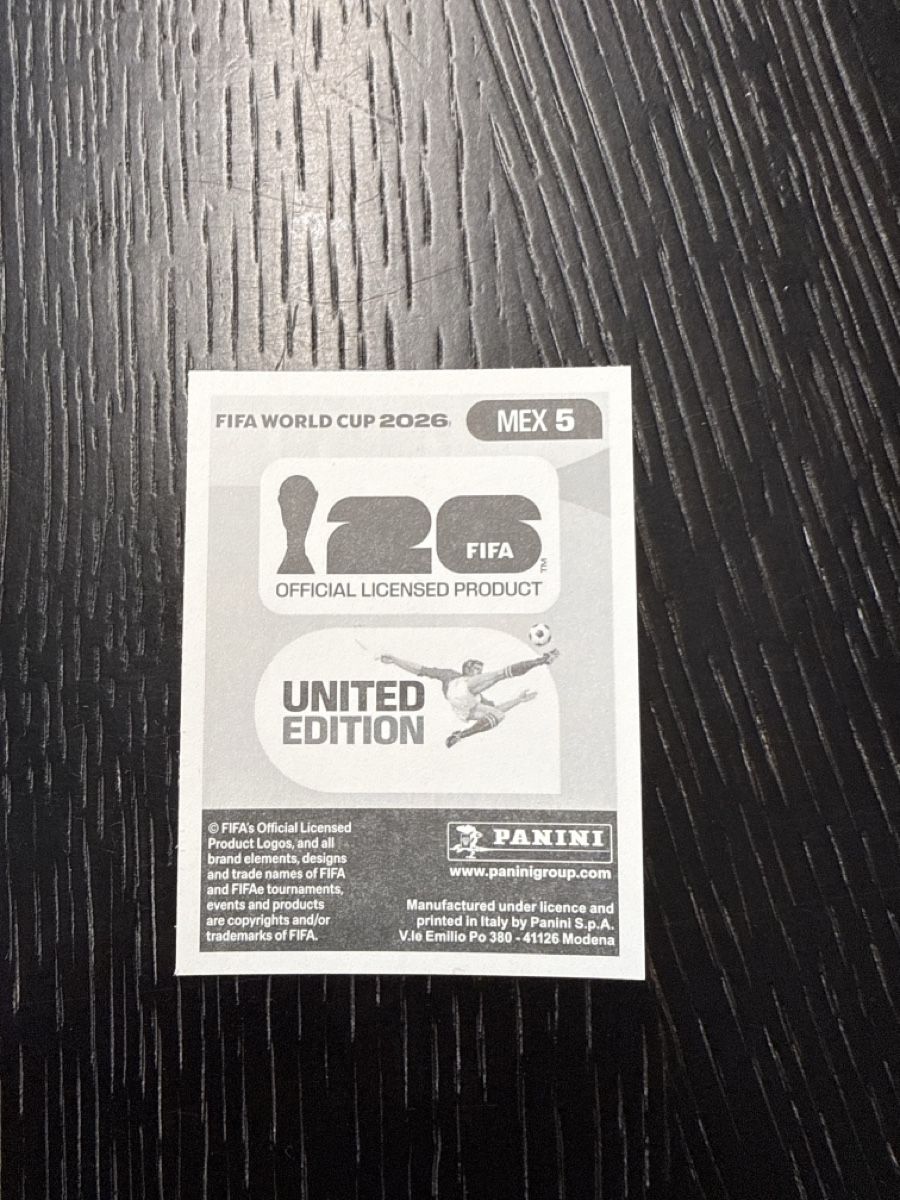 Panini Album: Panini FIFA World Cup 2026. MEX 5 – Nuovo (secondo la descrizione) da Oberweningen venduto da Burlli 1