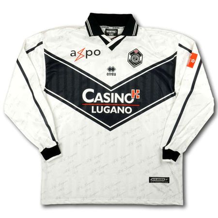 FC Lugano 2001-02 Trikot heim - L/S - PA
