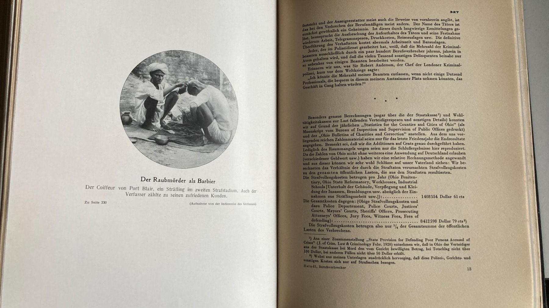 Libri: Antikes Buch "Der Berufsverbrecher", 1927, R. Heindl – Usato da Zwingen venduto da Hugom 5