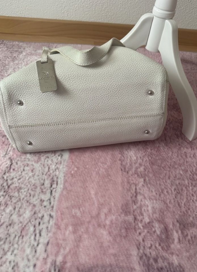 Maison Mollerus Borse da donna: Maison Mollerus weisse Ledertasche – Usato da Lax venduto da Napili 1