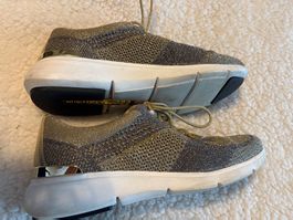 Michael Kors Sneaker, gold & silber mesh Stoff, Gr. 37 (US7)