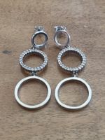 Echt Silber 925  Rhomberg Ohrstecker Ohrringe 1x getragen