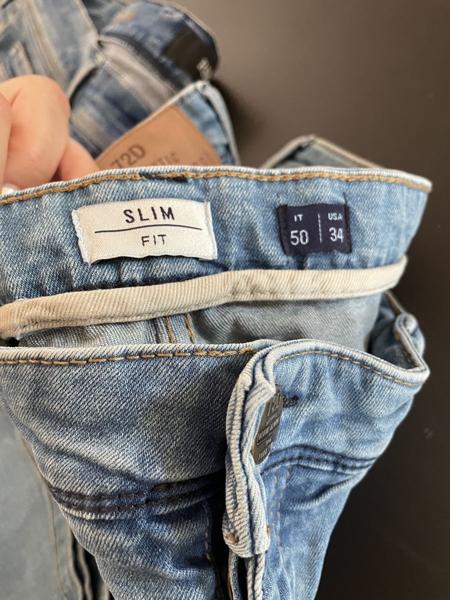 Jeans: Jeans Herren Slim Fit Grösse 50/34 – Usato da Mauren venduto da acht33null 4