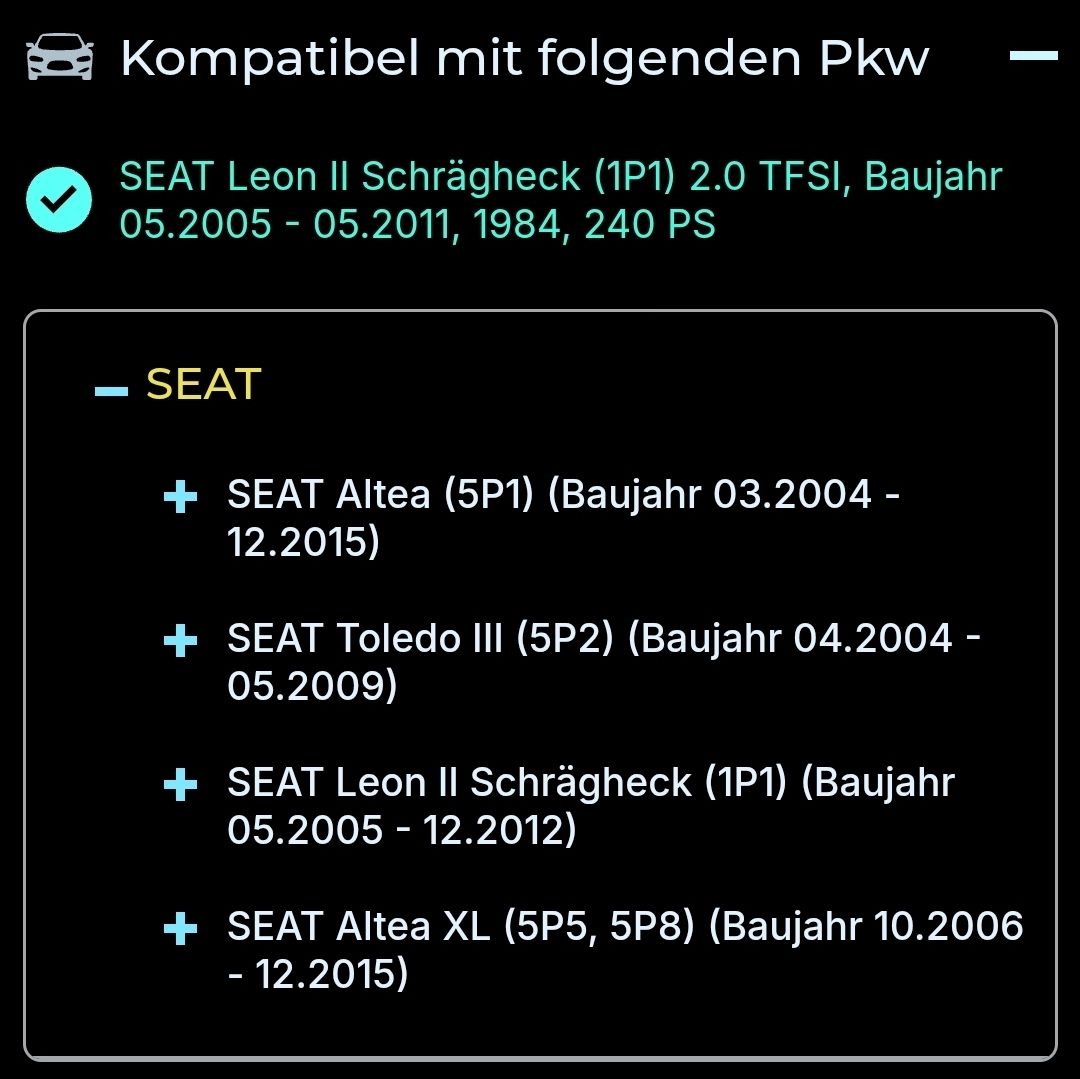 Seat Scheinwerfer: Original SEAT Leon (1P1) Scheinwerfer-Set – Gebraucht aus Nürensdorf von luigi_9593 2