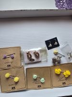 Haarschmuck und Ohrschmuck Set diverse Farben neuwertig