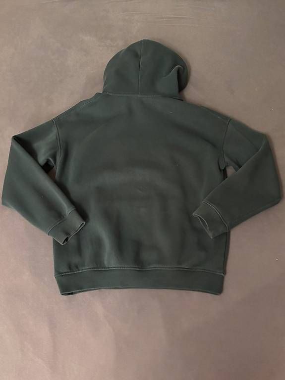 H&M Maglioni & Felpe: Grüner Kaputzenpullover mit gelber schrift – Usato da Lenk im Simmental venduto da niczbaeren 1