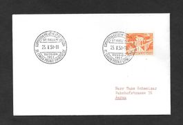 Sonderbrief S. 325 Union Postale Univ. St. Gallen 25.5.1951
