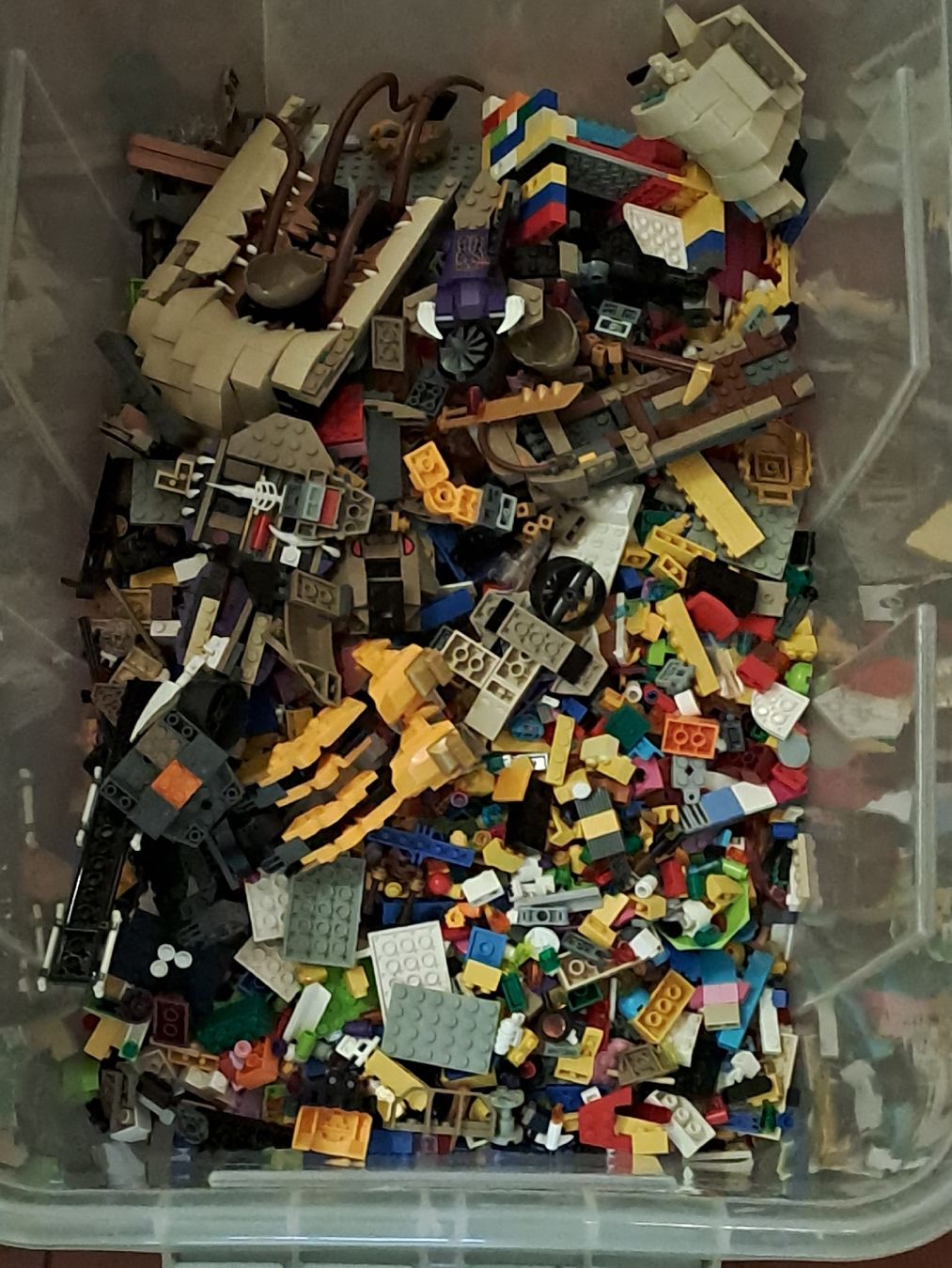 Lego Spielzeuge: ca. 7,5Kg Lego Netto  – Gebraucht aus Kestenholz von Knox1973 1