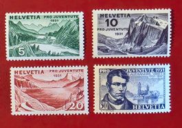 PRO JUVENTUTE SATZ 57 - 60 1931** POSTFRISCH