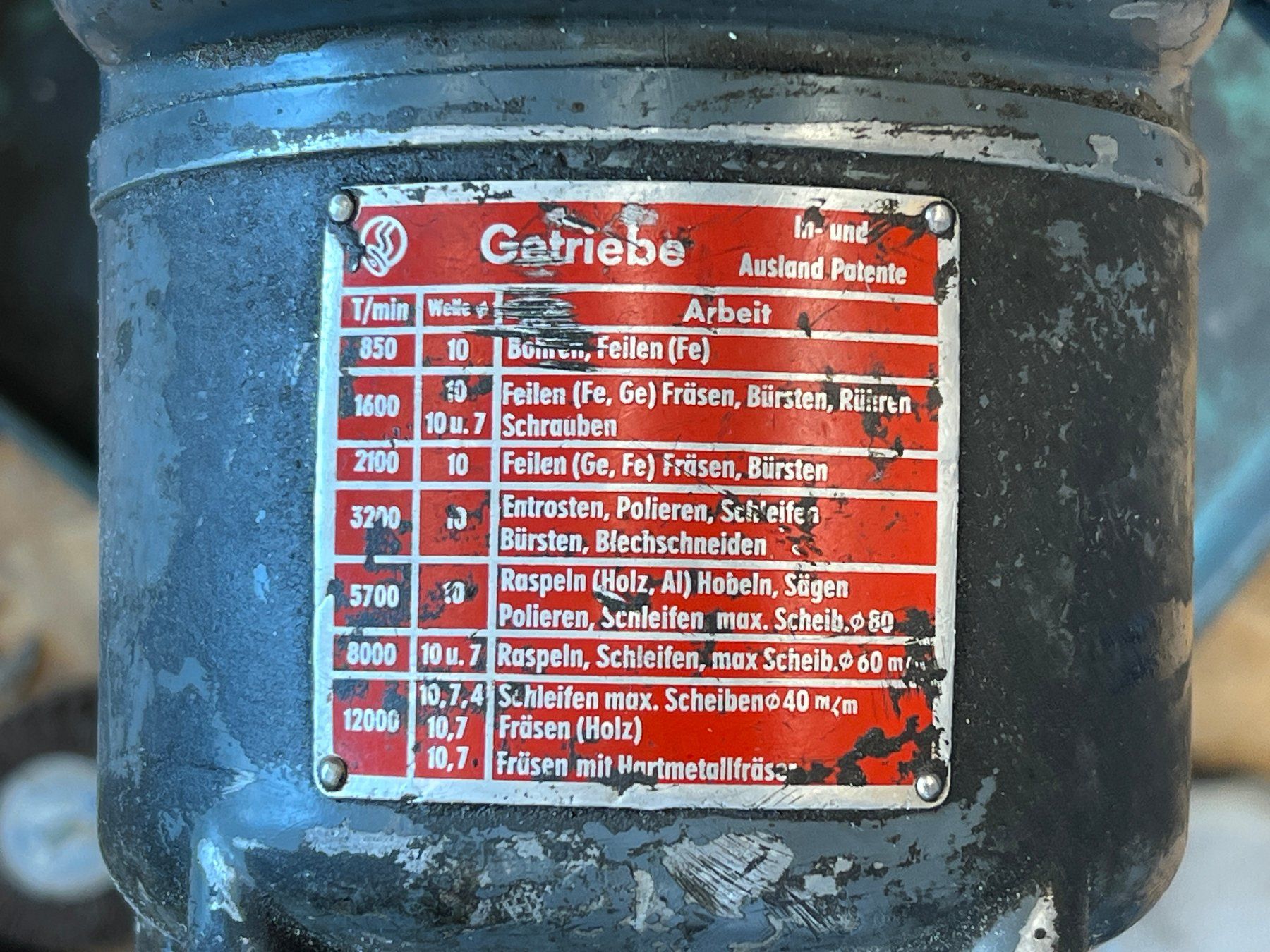 Suhner Smerigliatrici & Lucidatrici: Wellenschleifer Suhner – Usato da Zürich venduto da dewewe 4