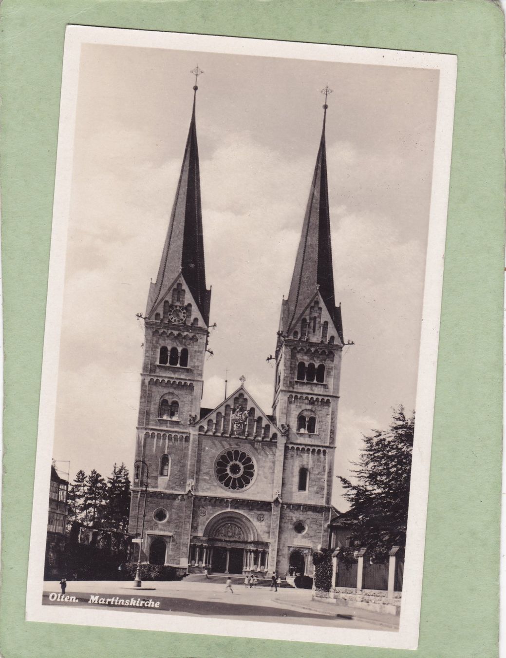 Cartoline postali: Olten Martinskirche – Usato da Herisau venduto da Lisegrat2008