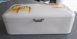 Vintage Brotkasten / Brotbox aus Email