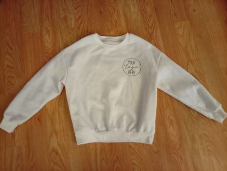 Sweatshirt Shein weiss Aufdruck Grösse XS 