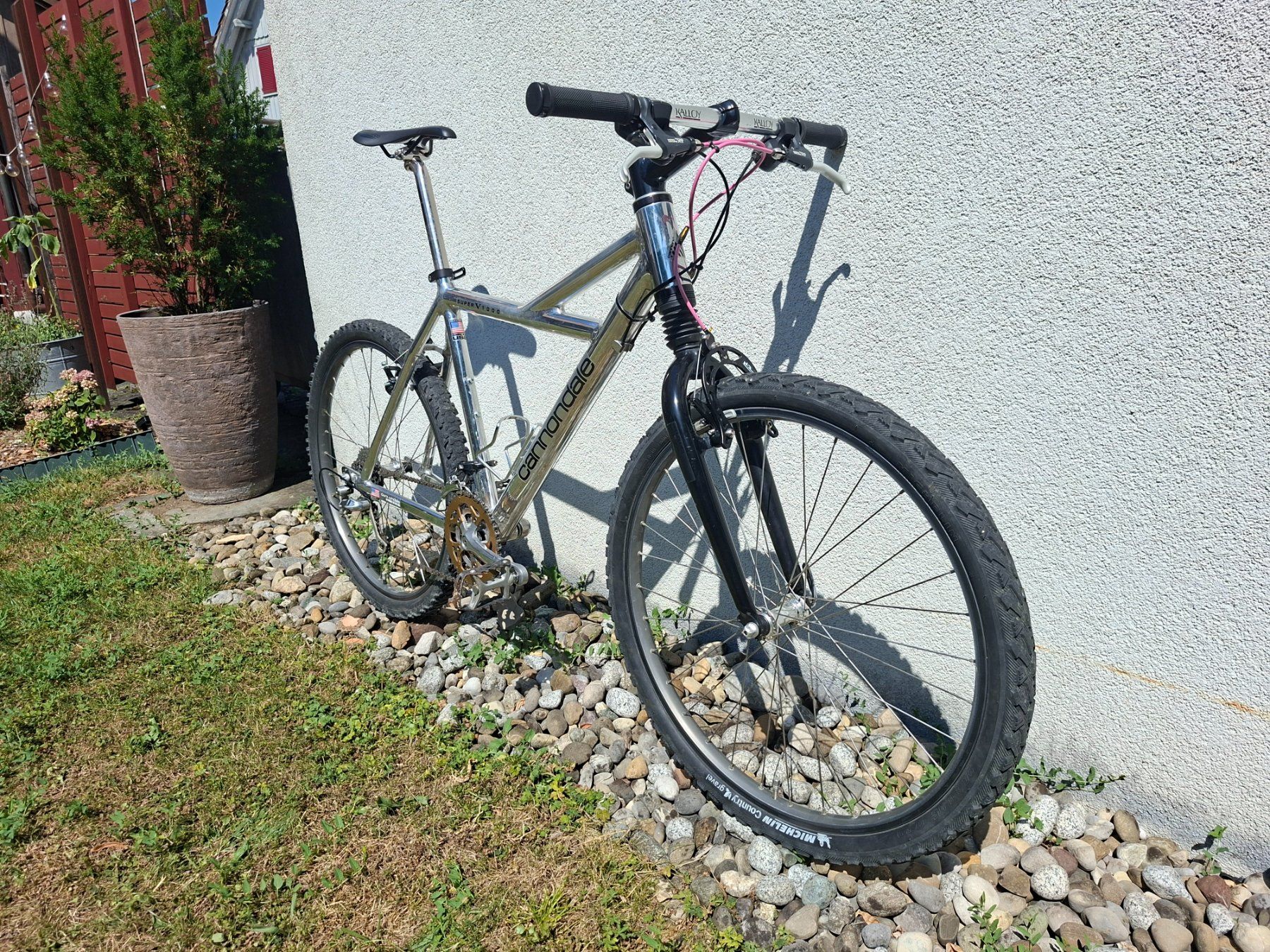 Cannondale Vélos: Cannondale Delta V 1000 mit "Fatty" luftfedergabel – D'occasion à Eschlikon TG par Richeke 1