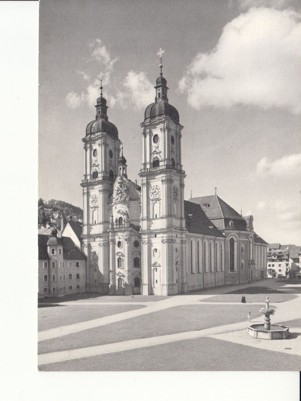 Cartoline postali: St. Gallen Kathedrale ca. 1975 – Usato da Bürglen TG venduto da StampGraf