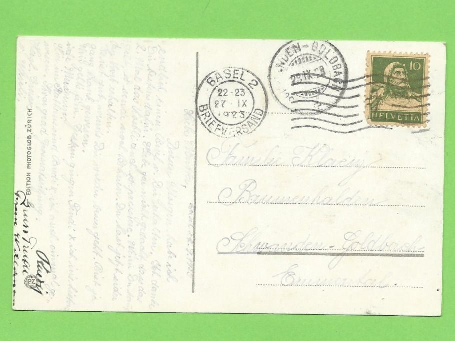 Cartoline postali: Basel Rathaus – Usato da Zürich venduto da t24_de 1