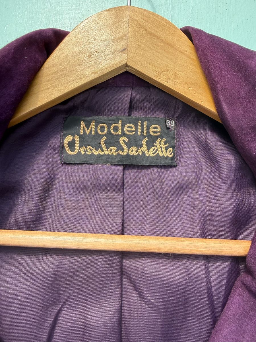 Giacche: Damen Blazer Ursula Sarlette Violett Groesse 38 – Usato da Maur venduto da Marie.5 3