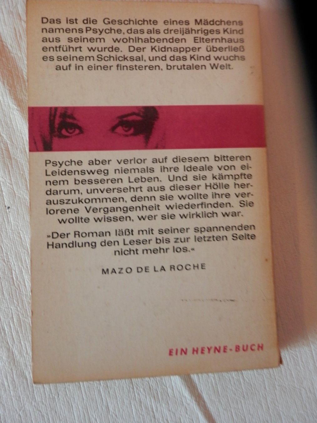 Bücher: Psyche   Roman  von 1968 Phyllis Brett-Young – Gebraucht aus Weiach von weiach81 1
