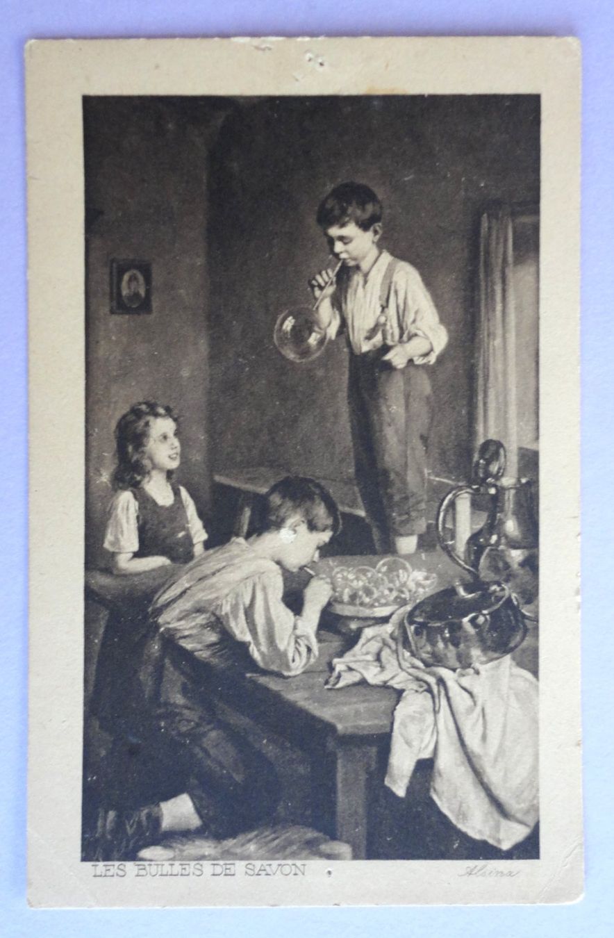 Cartoline postali: Les Bulles de Savon – Usato da Fétigny venduto da Billy2miny