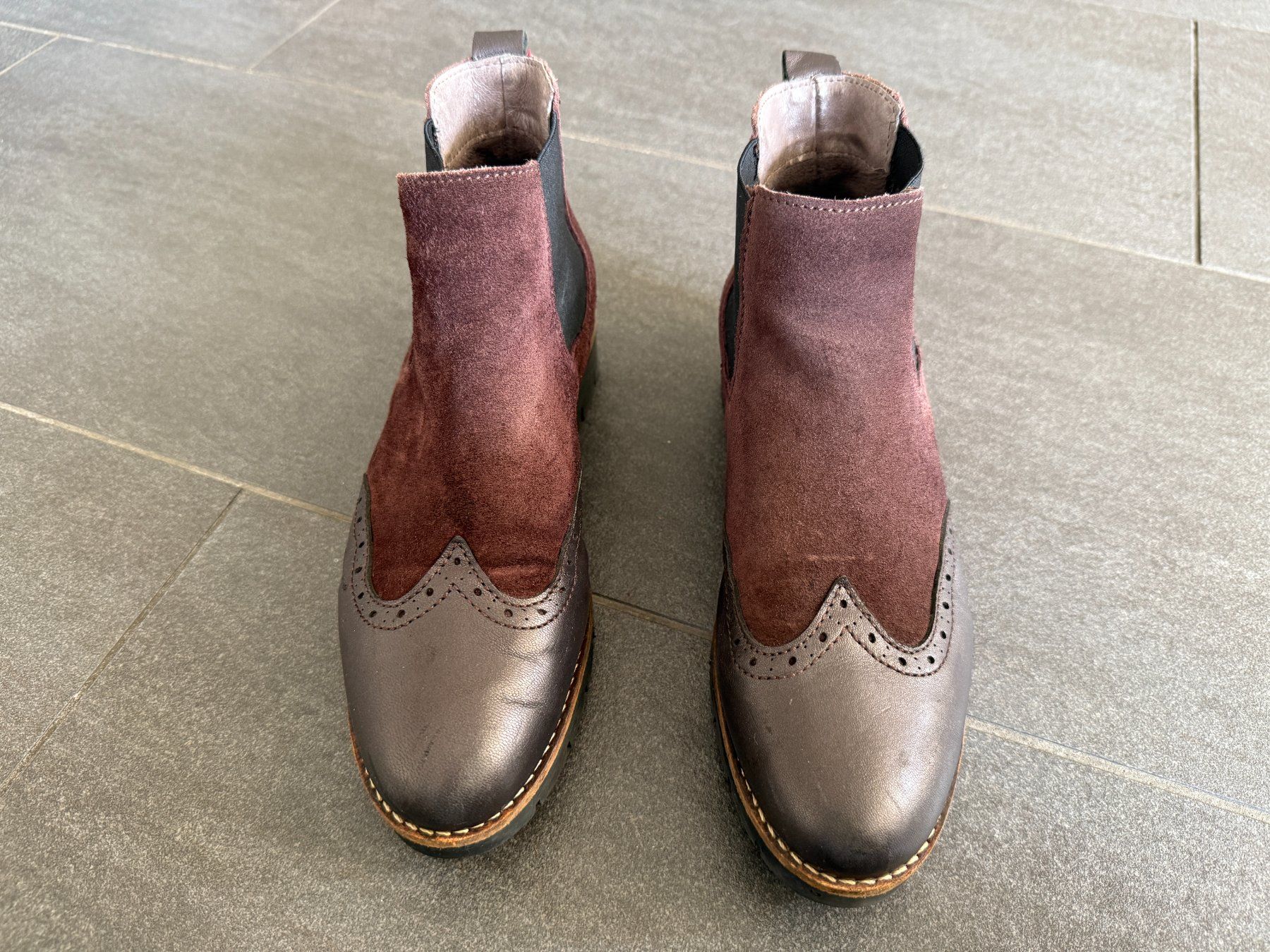 Scarpe da donna: Spende MSF - Chelsea Boots - Gr. 39 - Bordeaux – Usato da Fällanden venduto da La_Natie 1