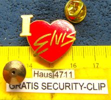 I  ❤  WELVIS SCHMUCK-PIN GILDIG ENAMEL