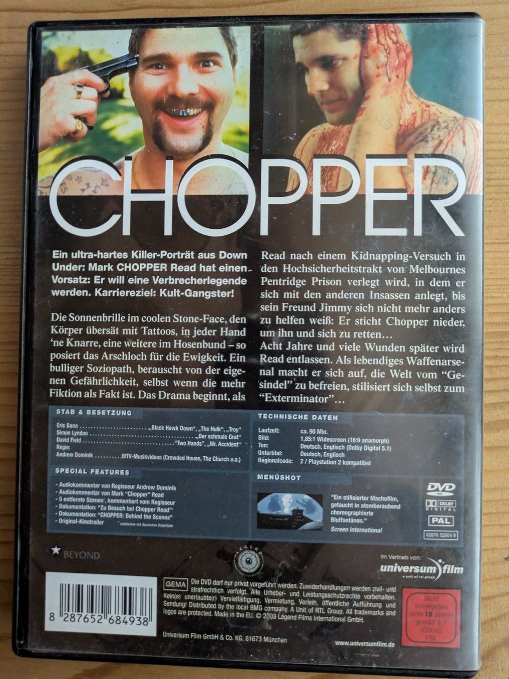 Alle DVDs: Chopper (DVD) – Gebraucht aus Männedorf von Pacer19 1