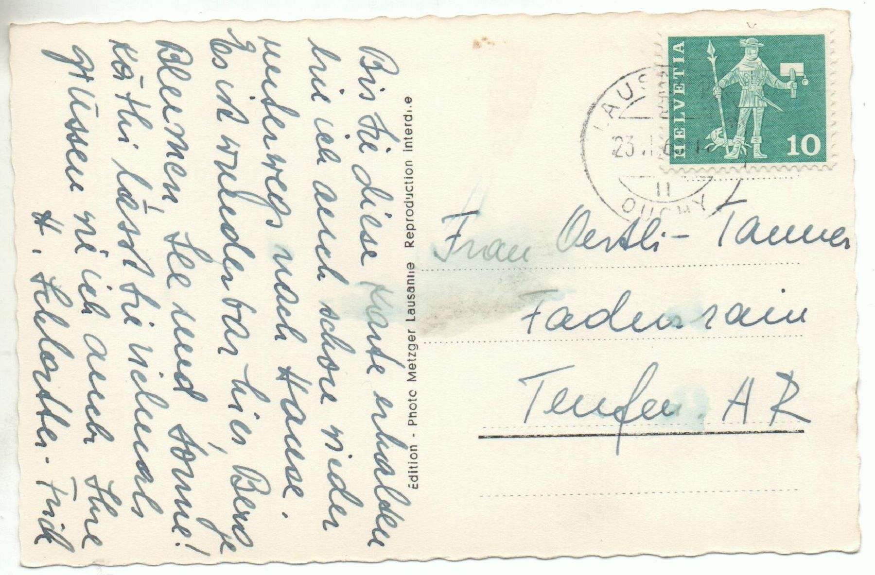 Cartoline postali: LAUSANNE Cygnes du Léman – Usato da Jona venduto da philajona 1