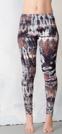 Batik Leggins Regenbogenschwarz Gr. S/M