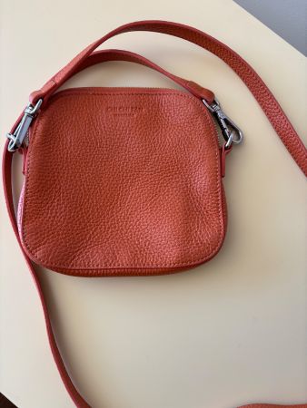 Chichi Fan Ledertasche Umhängetasche Orange Top Zustand