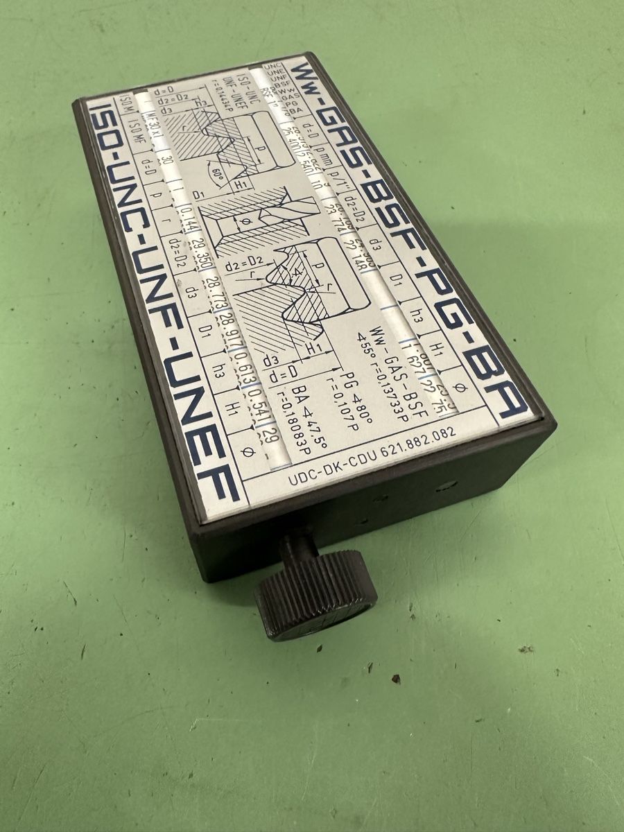 Alle Werkzeuge: Filetor Thread Gauge ISO-UNC-UNF-UNEF – Gebraucht aus Aarberg von  3