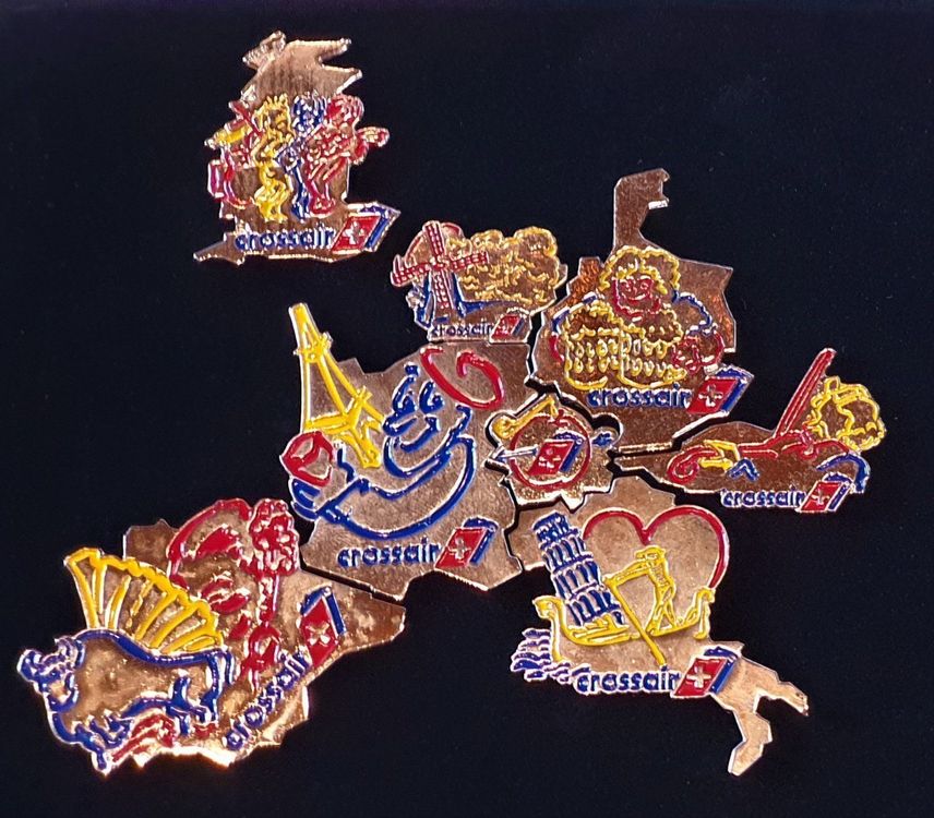 A001 - 8er Pin Set Crossair Europa (Gebraucht) in Reinach BL für CHF 9 ...