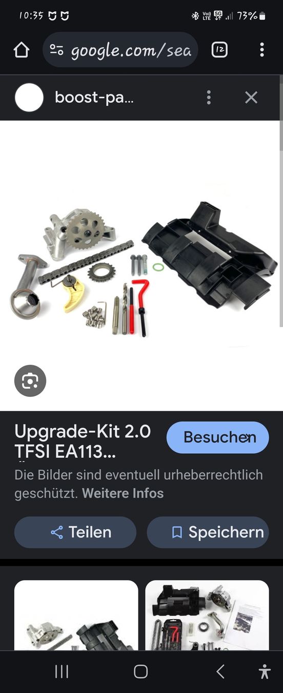 Volkswagen Tutti pezzi di ricambio auto: Ölpumpe Upgrade-kit – Nuovo e nell'imballaggio originale da Ormalingen venduto da Bobby-sollo