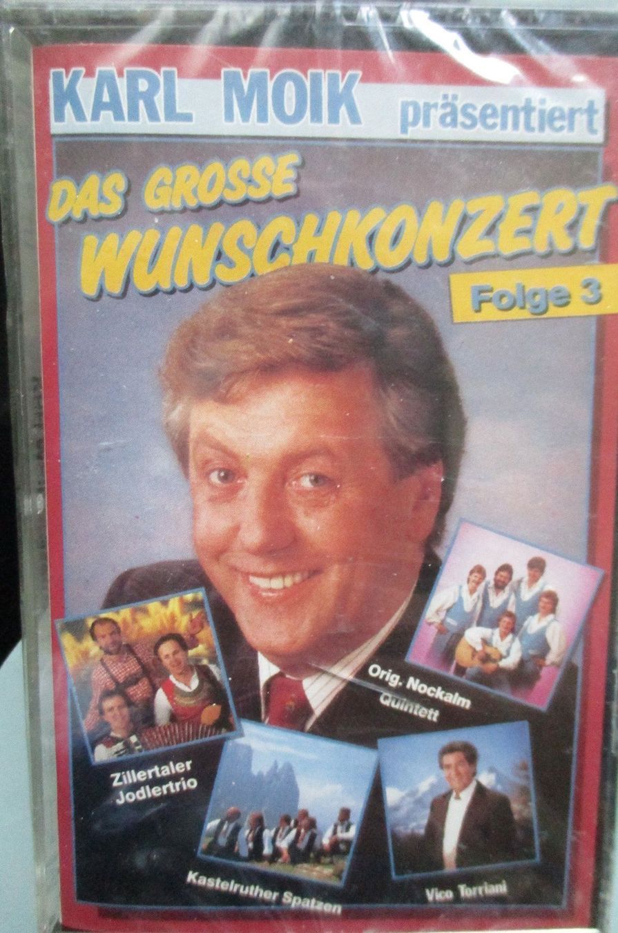 Musicassette: MC / Karl Moik präsentiert ...... – Nuovo e nell'imballaggio originale da Flumenthal venduto da novbra