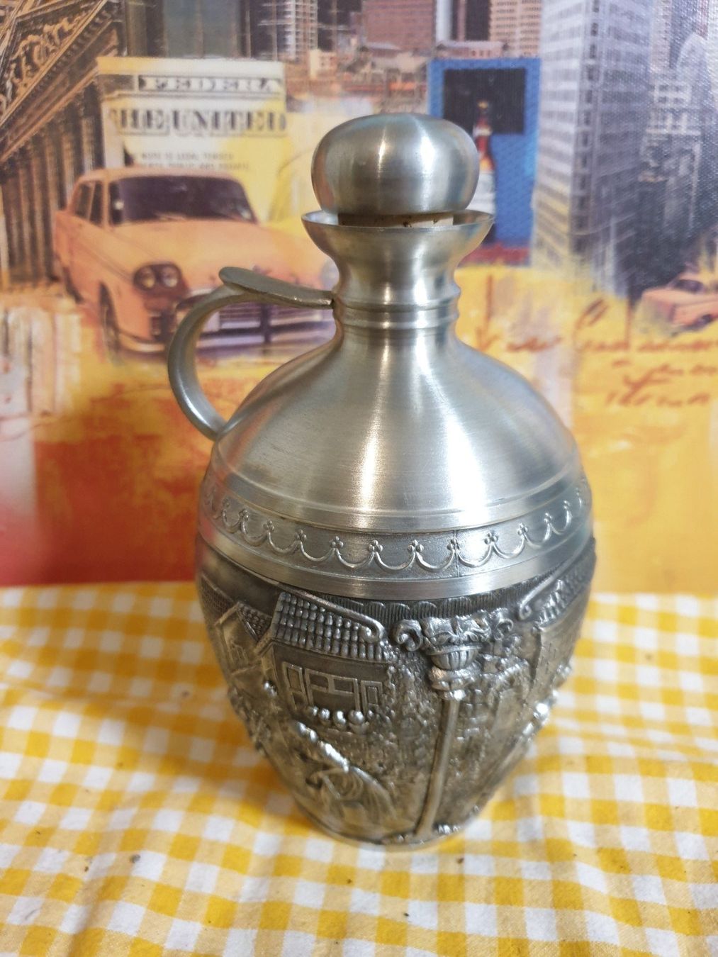 Altro: Zinn Schnaps Flasche 4 Glässer – Usato da Olten venduto da Marsmobil 2