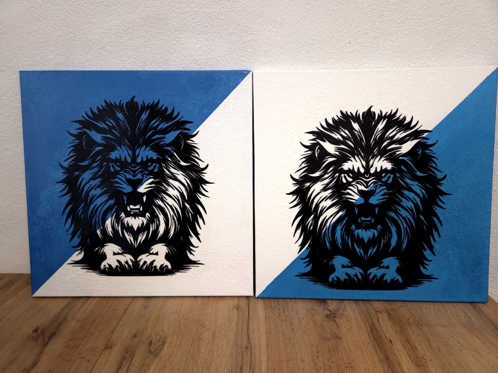 Gemälde: 2 x 50x50 Gemälde von mir gemalt – Neu und originalverpackt aus Zürich von Melossoap 5