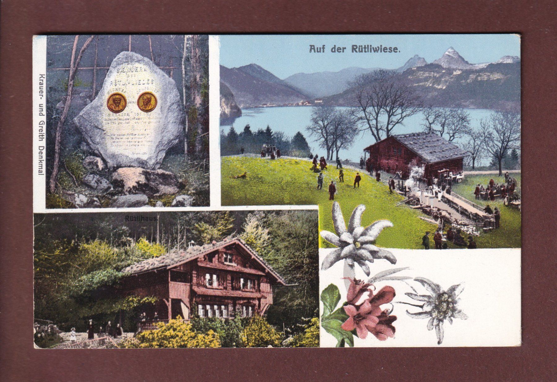 Cartes postales: Auf der RÜTLIWIESE – D'occasion à Pully par nicecards