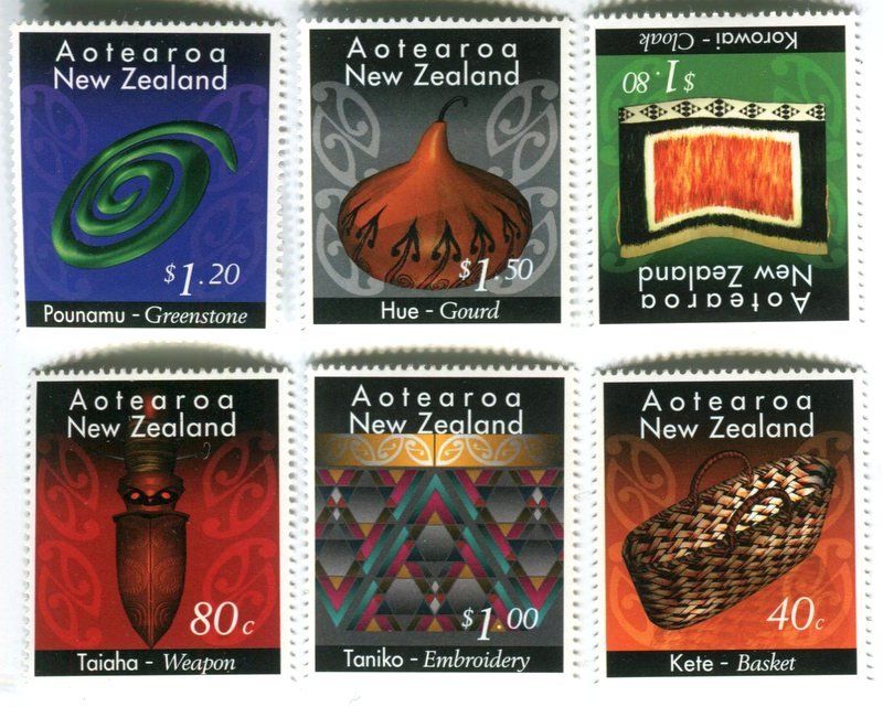 Alle Briefmarken: Briefmarken "Kunsthandwerk". Neuseeland. – Neu und originalverpackt aus Basel von Butsch5
