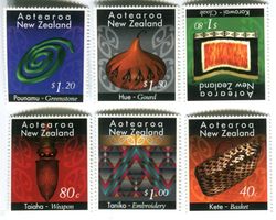 Briefmarken "Kunsthandwerk". Neuseeland.