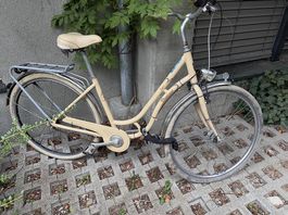 Hollandrad Diamant Topas Velo Beige Rad Fahrrad