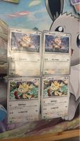 4 Pokemon Karten Mauzi Meowth NM 