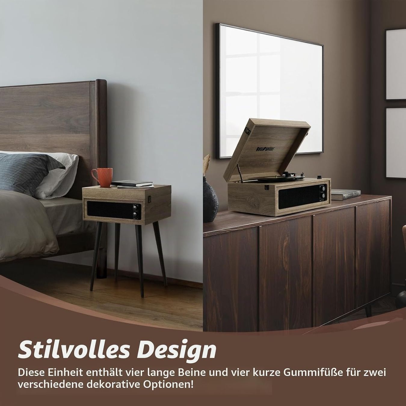 Giradischi: Plattenspieler mit Ständer Bluetooth USB Lautsprecher – Nuovo e nell'imballaggio originale da St. Gallen venduto da RestpostenSG 4