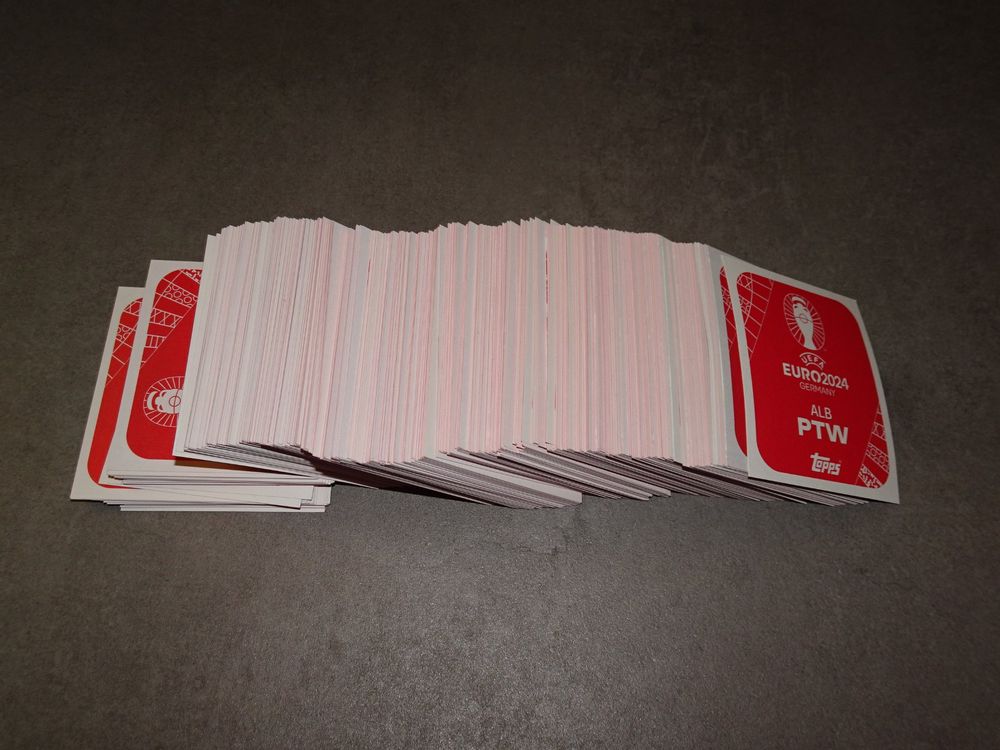 -533- Topps Sticker, 533 verschiedene Bilder, EM / Euro 2024 (Neu ...