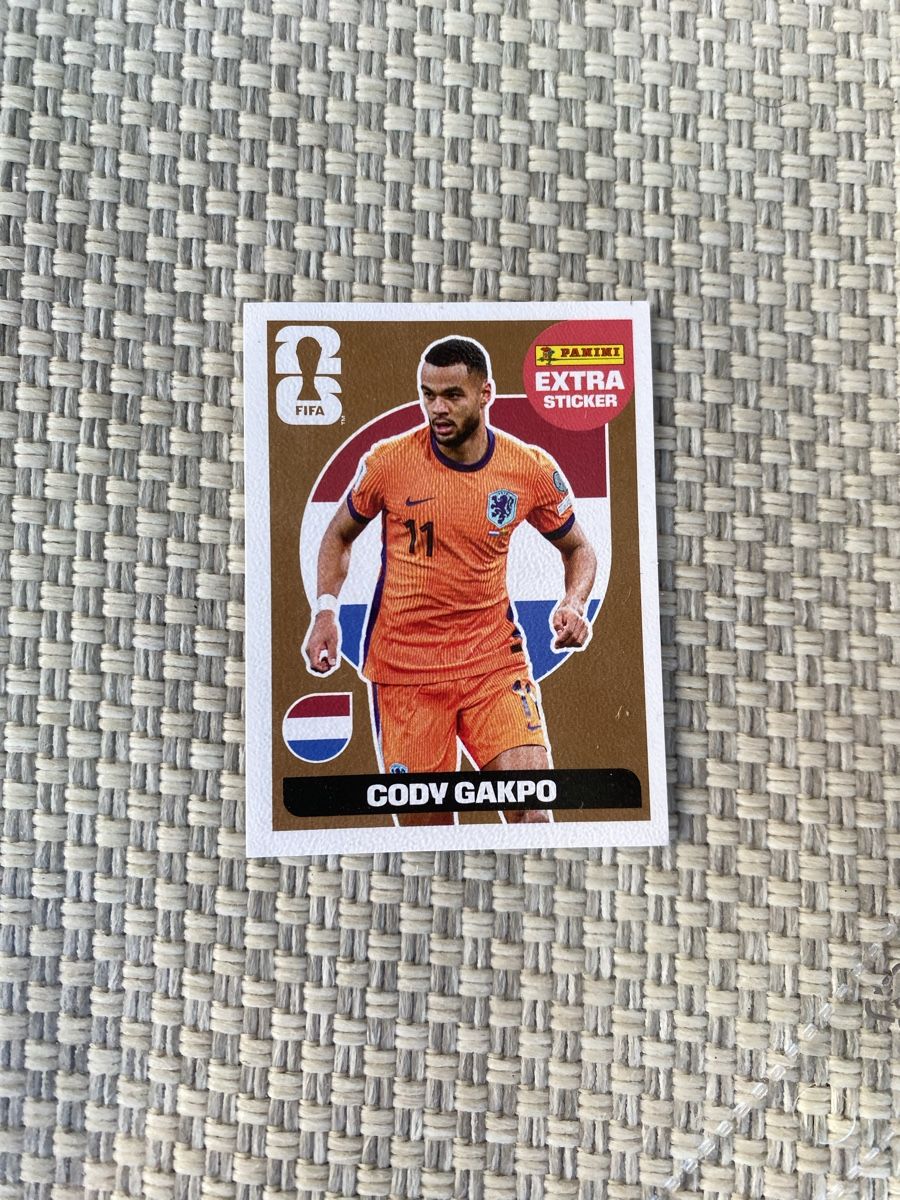 Panini Carte collezionabili: Panini Extra Sticker Bronze Cody Gakpo – Nuovo (secondo la descrizione) da Zürich venduto da Anirbas80