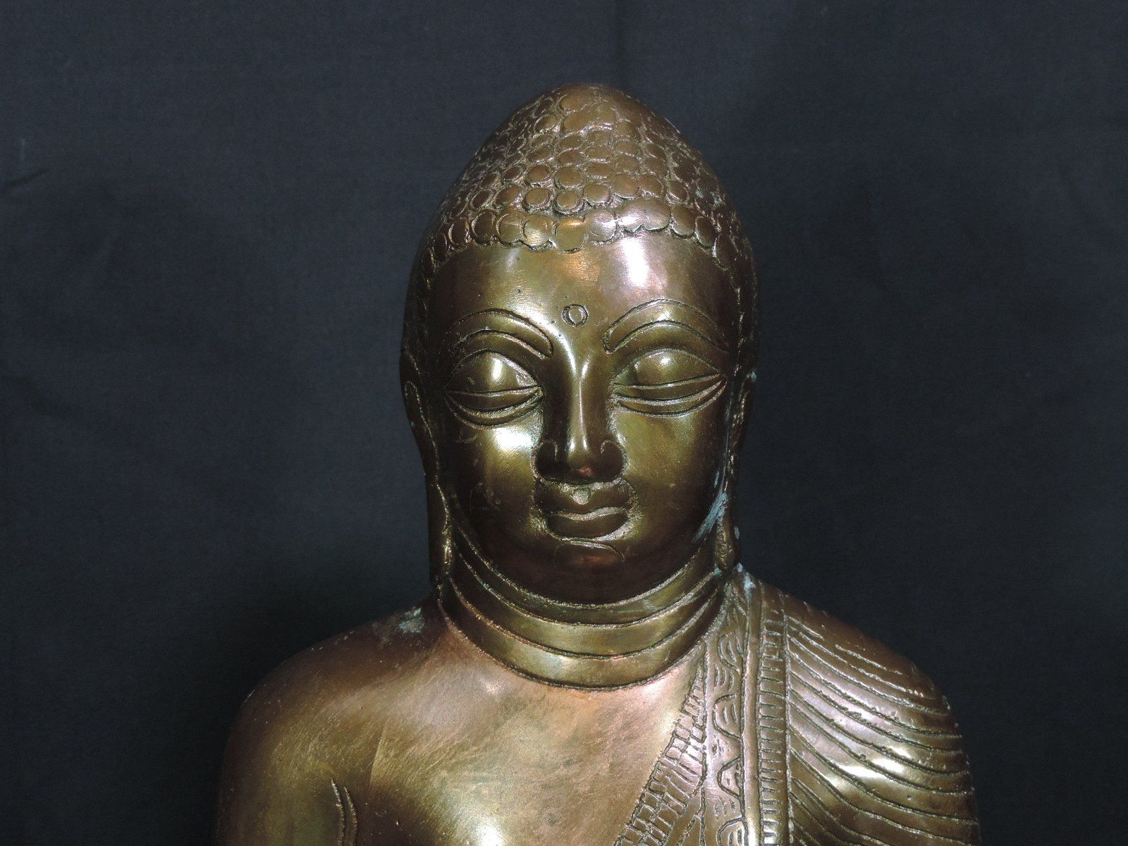 Skulpturen & Statuen: Buddha Figur Bronze, sitzender Buddha – Gebraucht aus Duggingen von roterbambus 2